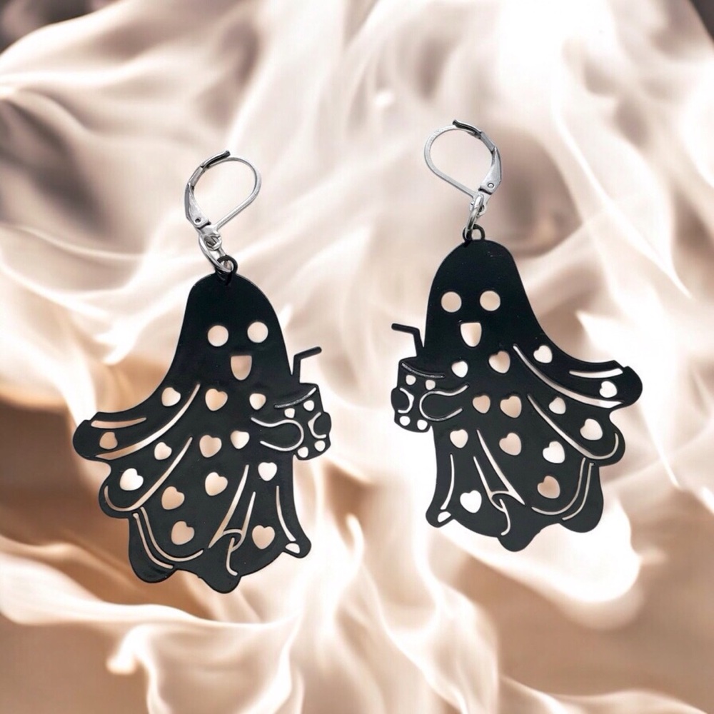 🆕 Ghosts with Hearts Holding a Soda Stainless Steel